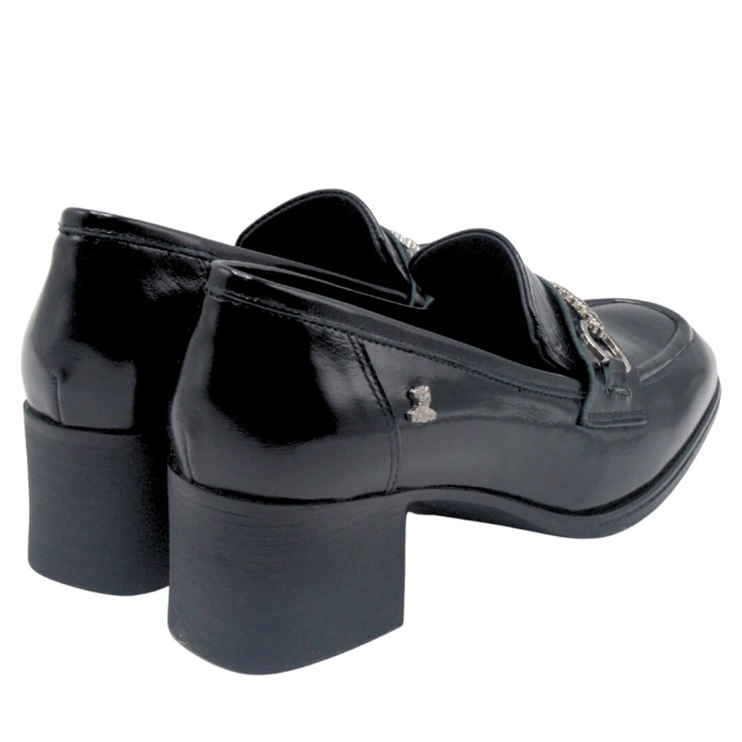 Venus Women's Leather Heeled Shoes - Black 2512701Y - 3