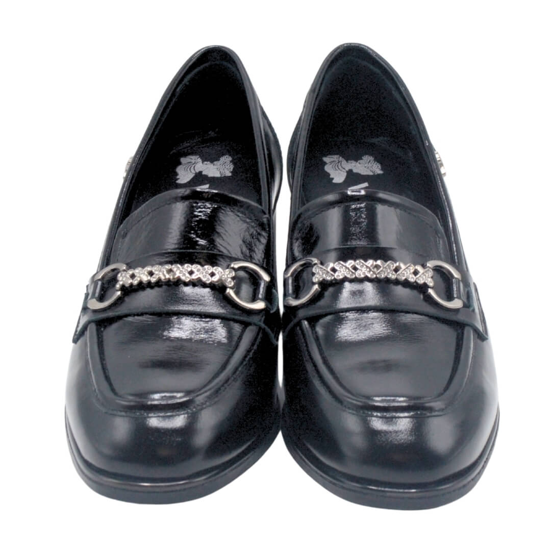 Venus Women's Leather Heeled Shoes - Black 2512701Y - 5