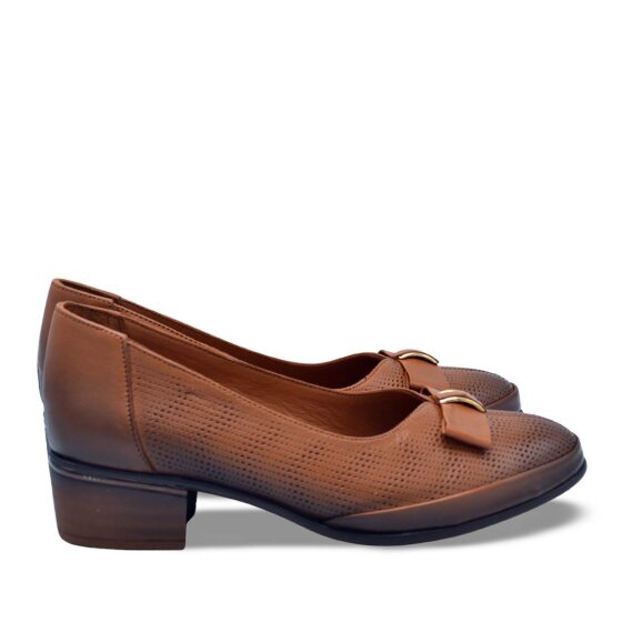 Venus Women's Leather Heeled Shoes - Tan 2312535Y (1)