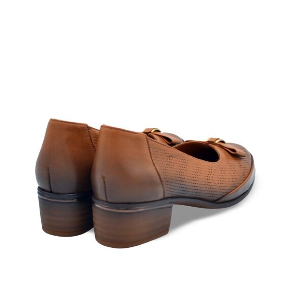 Venus Women's Leather Heeled Shoes - Tan 2312535Y - 3