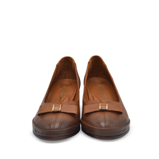 Venus Women's Leather Heeled Shoes - Tan 2312535Y - 6