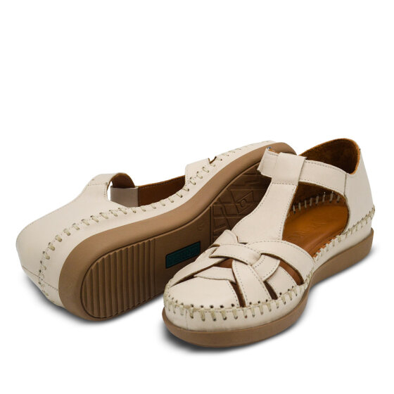 Venus Women's Leather Sandals - Beige 25033541Y - 4