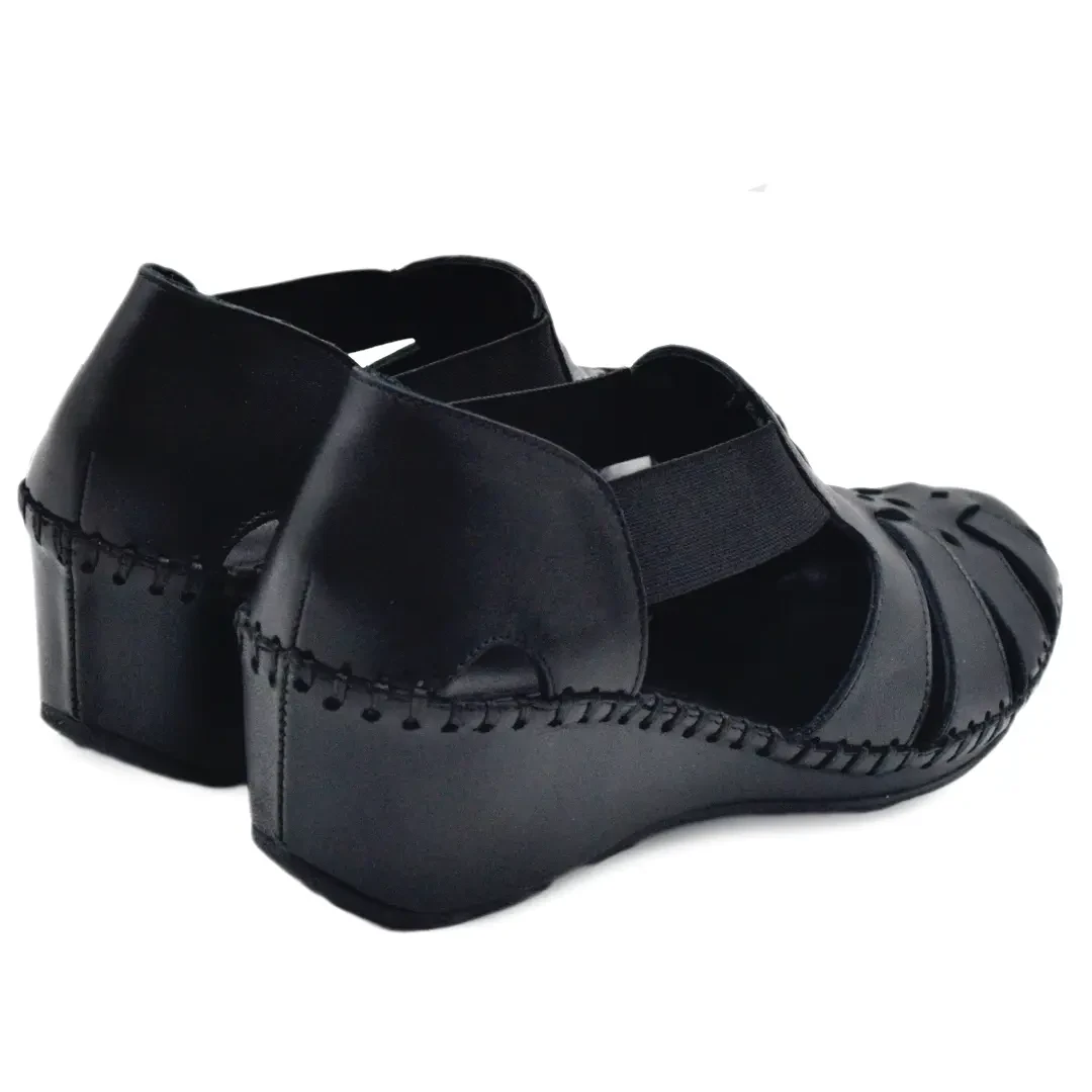 Venus Women's Leather Sandals - Black 18793056Y - 3