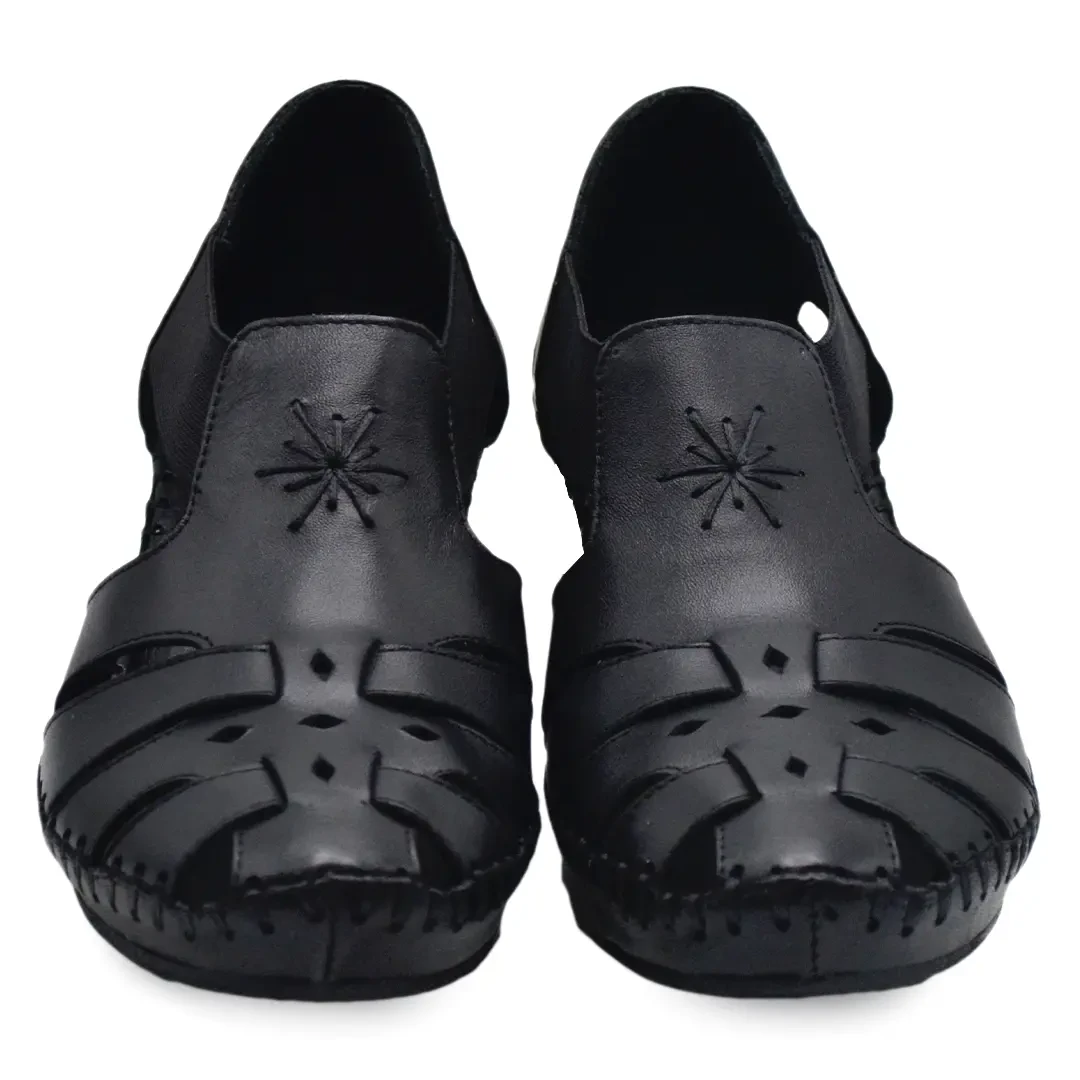 Venus Women's Leather Sandals - Black 18793056Y - 6