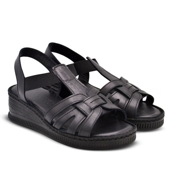 Venus Women's Leather Sandals - Black 24028801Y