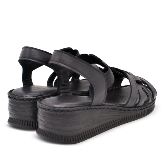 Venus Women's Leather Sandals - Black 24028801Y - 3