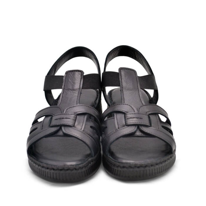 Venus Women's Leather Sandals - Black 24028801Y - 5
