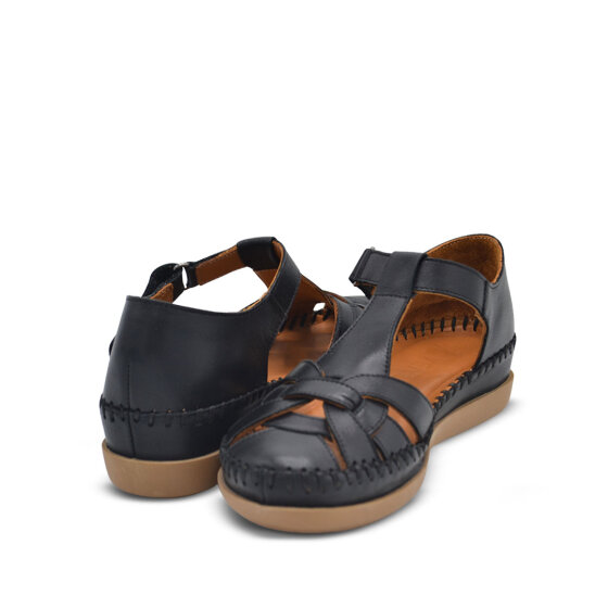 Venus Women's Leather Sandals - Black 25033541Y - 3