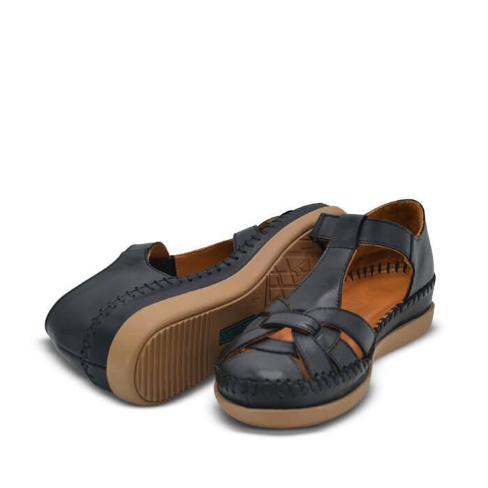 Venus Women's Leather Sandals - Black 25033541Y - 4