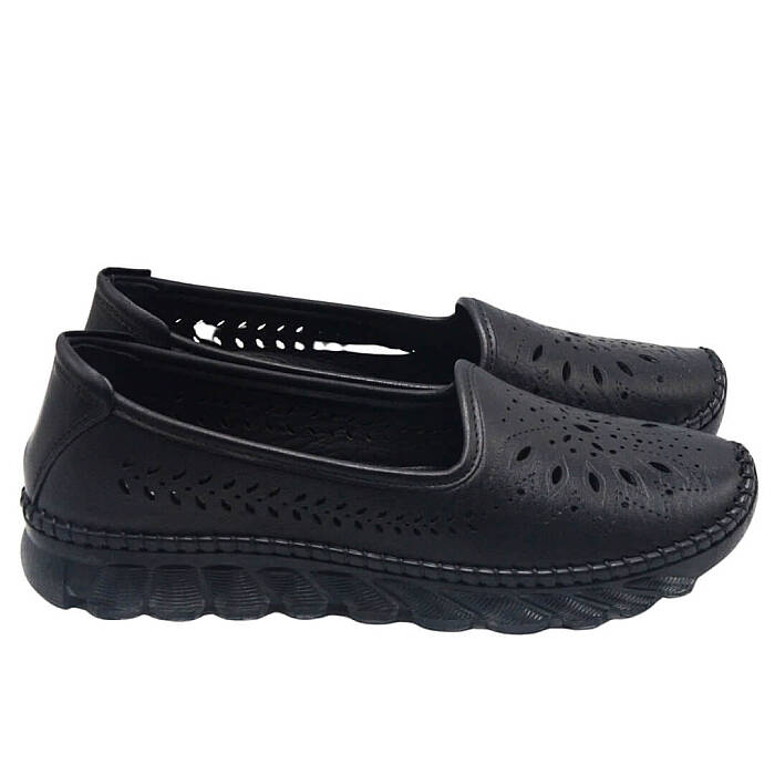 Venus Women's Leather Sandals - Black 25401001Y - 2