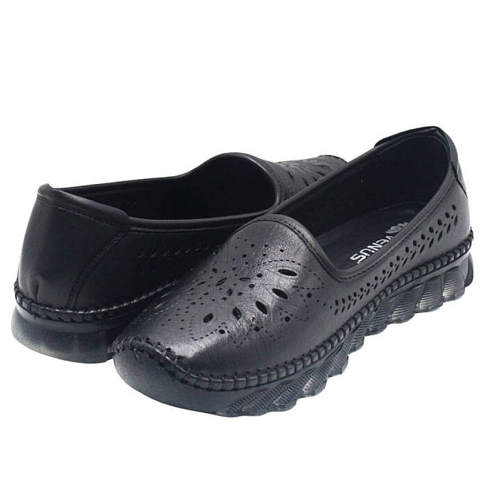 Venus Women's Leather Sandals - Black 25401001Y - 3