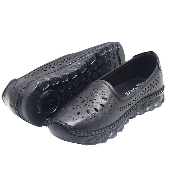 Venus Women's Leather Sandals - Black 25401001Y - 4