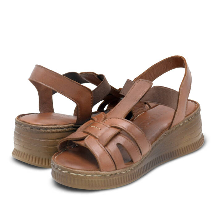 Venus Women's Leather Sandals - Tan 24028801Y - 4