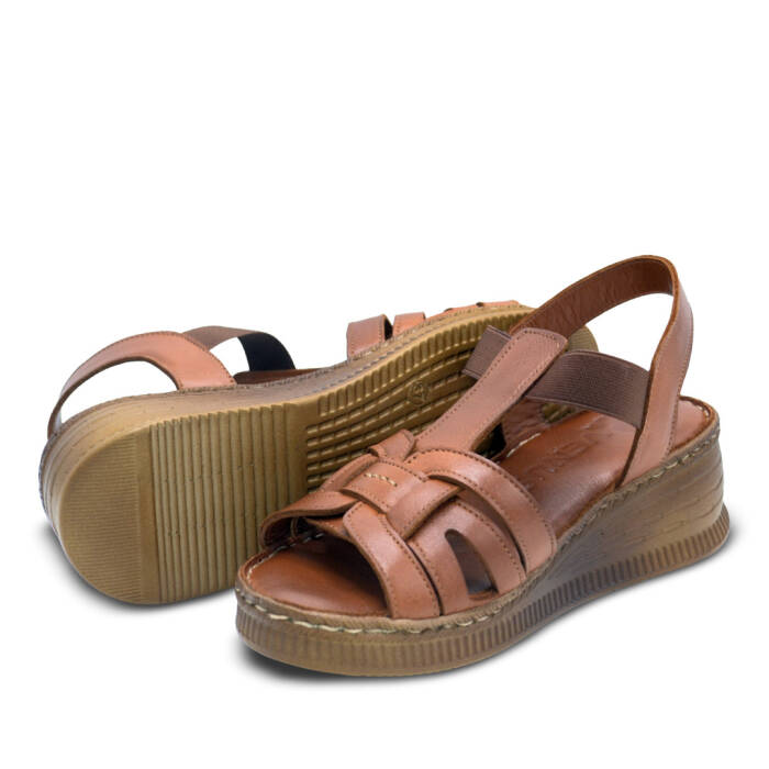 Venus Women's Leather Sandals - Tan 24028801Y - 5