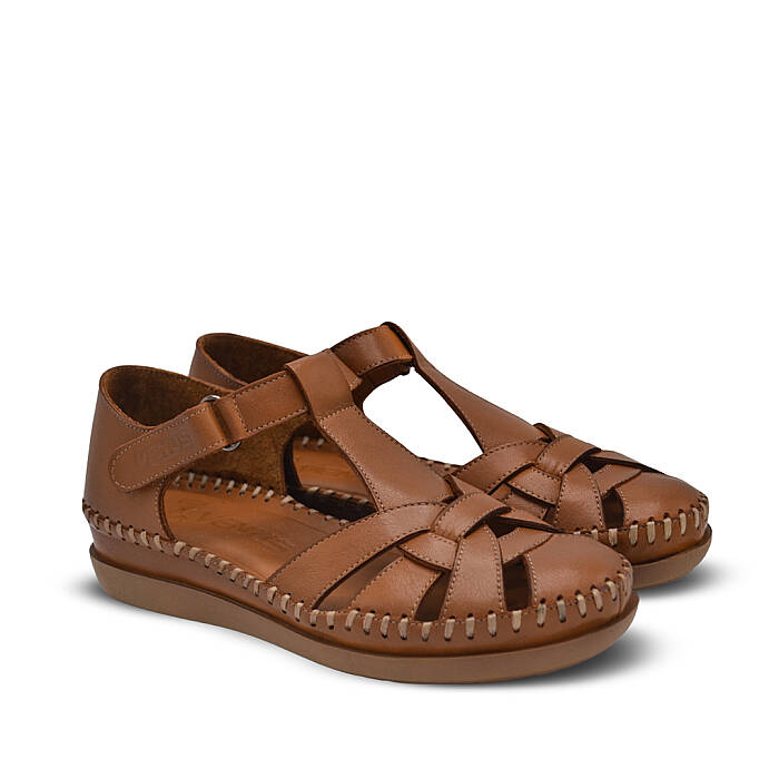Venus Women's Leather Sandals - Tan 25033541Y - 1