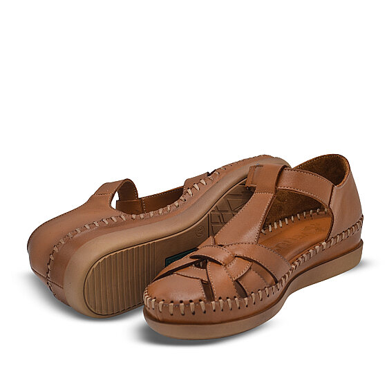 Venus Women's Leather Sandals - Tan 25033541Y - 4