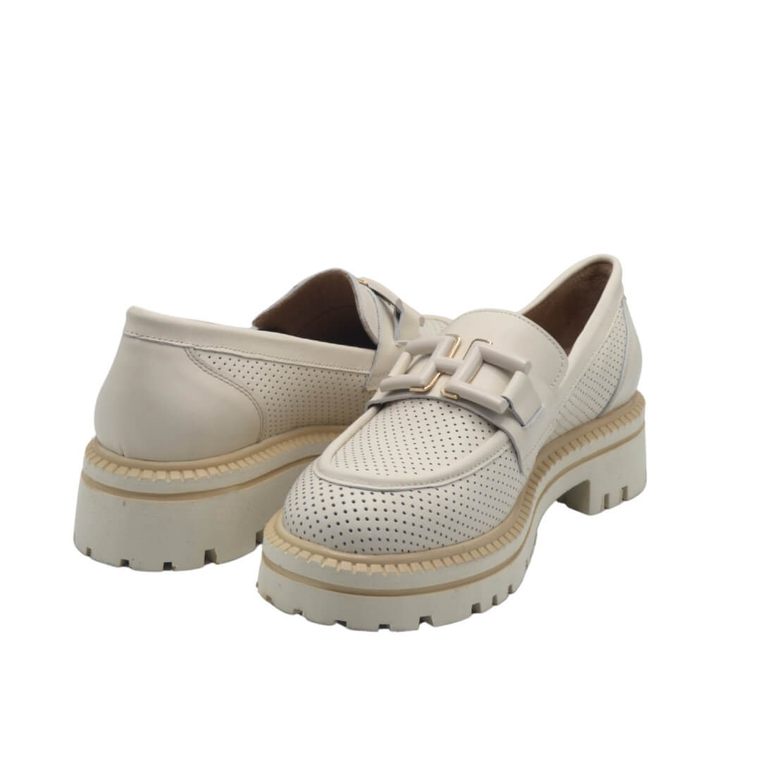 Venus Women's Leather Shoes - Beige 2411530Y - 4