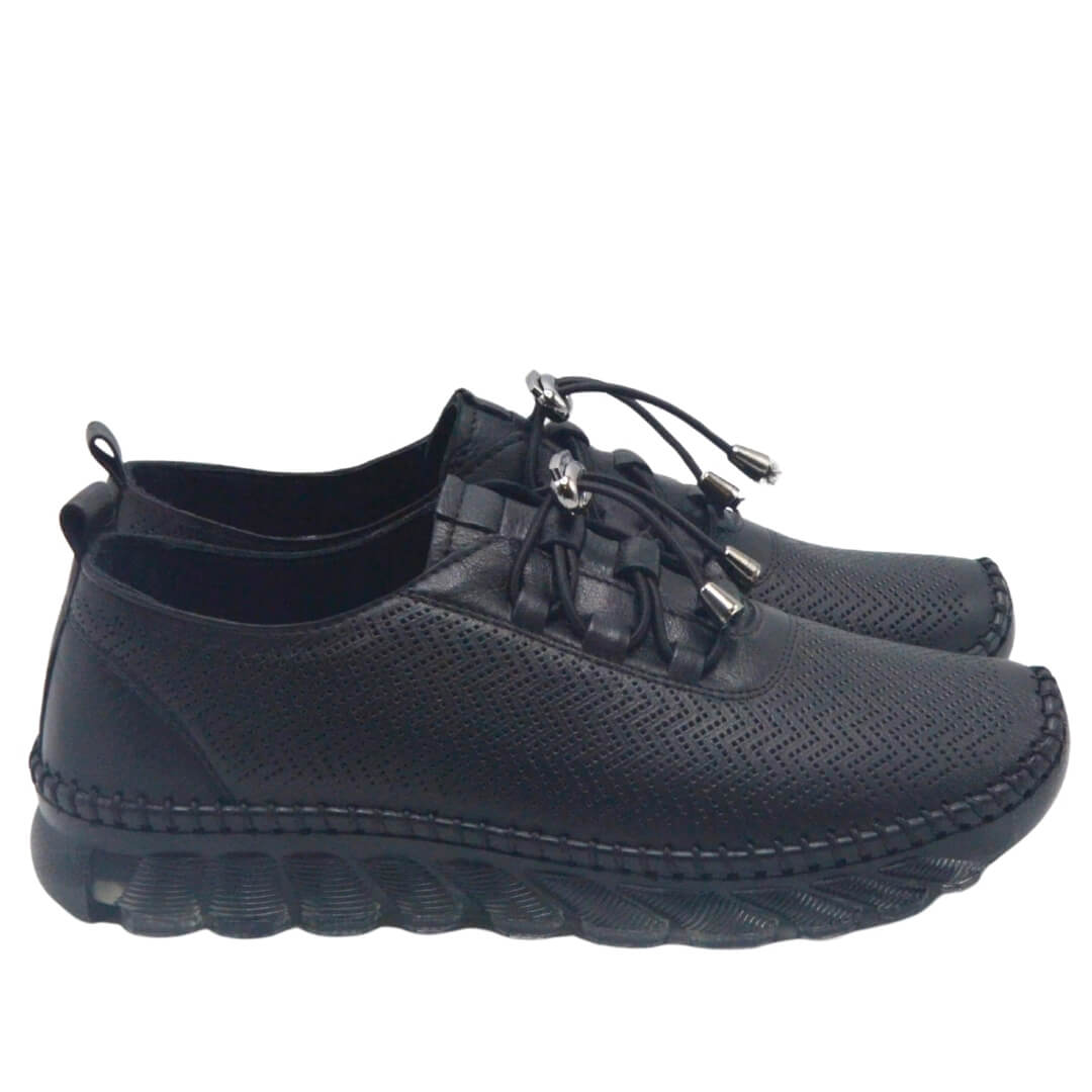 Venus Women's Leather Sneakers - Black 25401003Y (1)