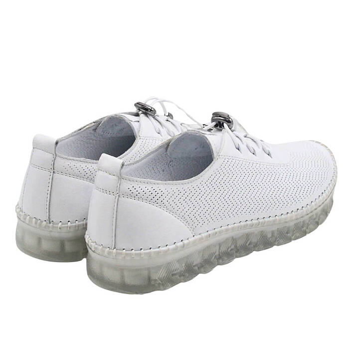Venus Women's Leather Sneakers - White 25401003Y - 3