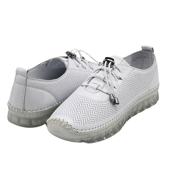 Venus Women's Leather Sneakers - White 25401003Y - 4