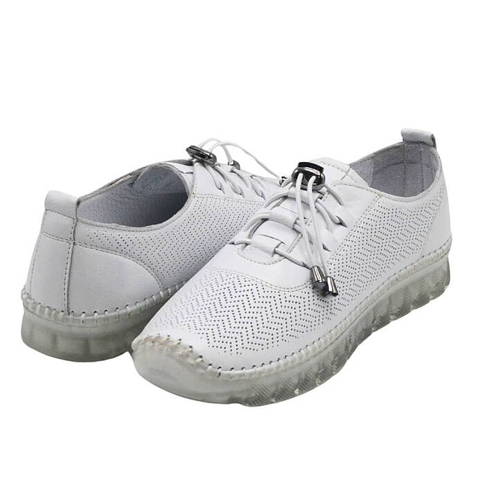 Venus Women's Leather Sneakers - White 25401003Y - 4