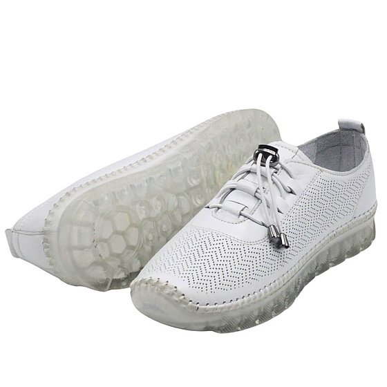 Venus Women's Leather Sneakers - White 25401003Y - 5
