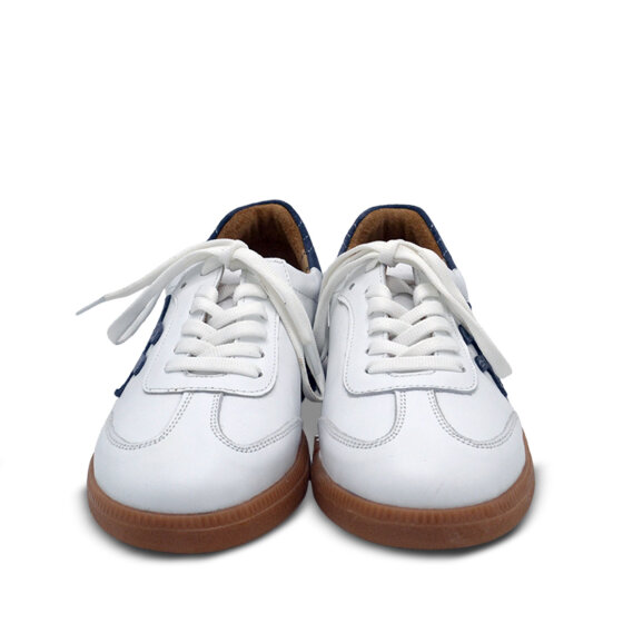 Venus Women's Leather Sneakers - White/Blue 2609901Y - 6