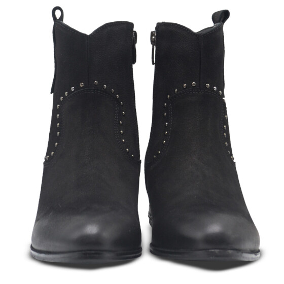 Venus Women's Nubuk Casual Ankle Boots - Black 2152713K - 6