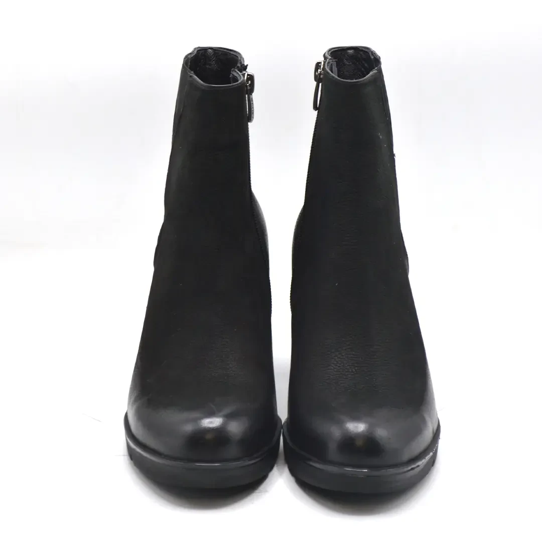 Venus Women's Nubuk Casual Ankle Boots - Black 2179125K - 6