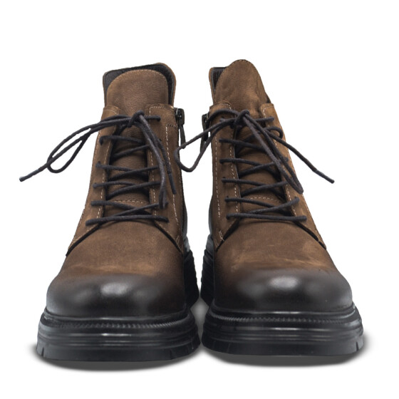Venus Women's Nubuk Casual Ankle Boots - Mink Taupe 2353510K - 6