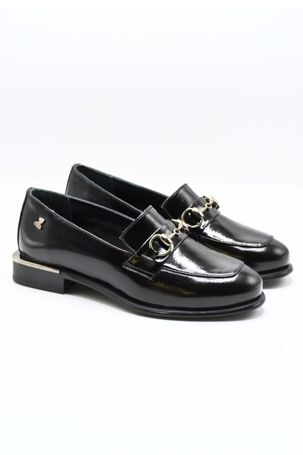 Venus Women's Patent Leather Casual Shoes - Black 2050126K