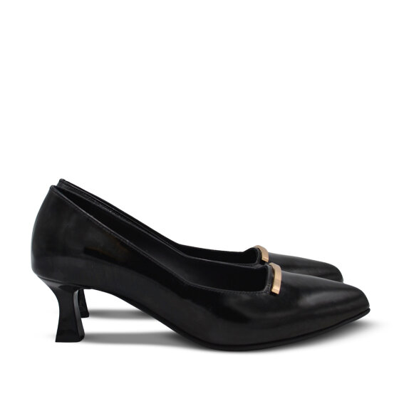 Venus Women's Patent Leather Heeled Shoes - Black 26532529Y (1)