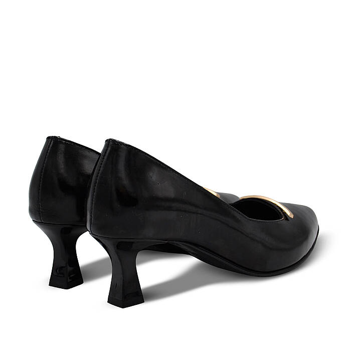 Venus Women's Patent Leather Heeled Shoes - Black 26532529Y - 3