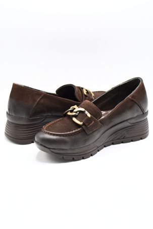 Venus Women's Suede Airflow Comfort Shoes - Brown 2313044K - 4