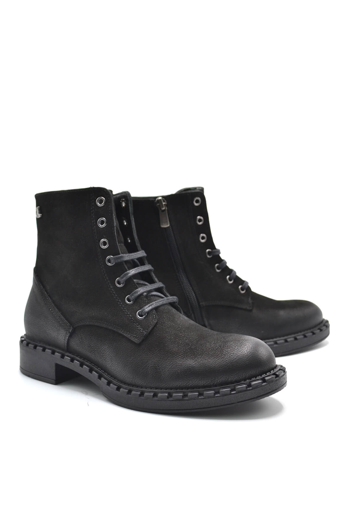 Venus Women's Suede Casual Ankle Boots - Black 2152210K (1)