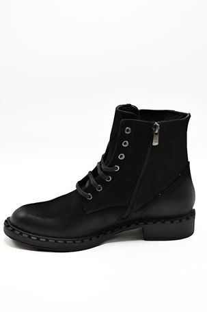 Venus Women's Suede Casual Ankle Boots - Black 2152210K - 8
