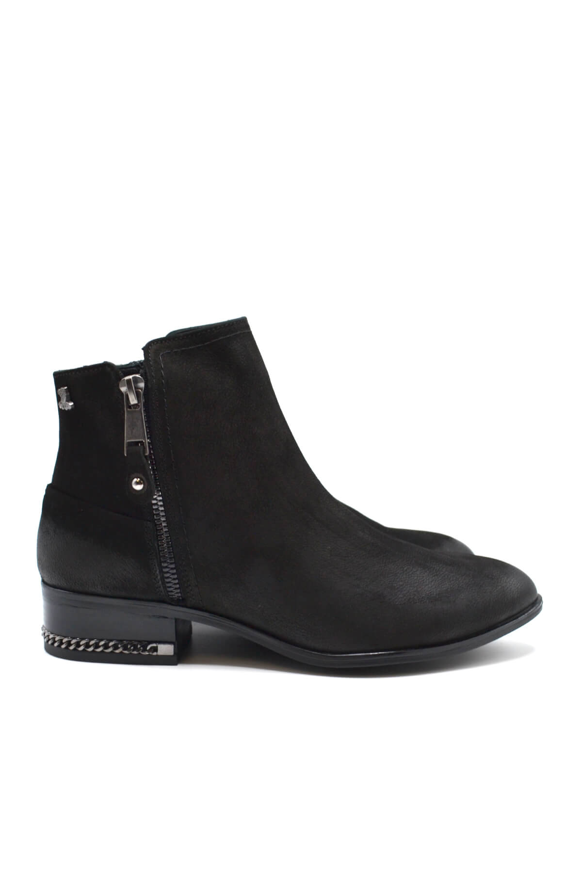Venus Women's Suede Casual Ankle Boots - Black 2152701K - 2