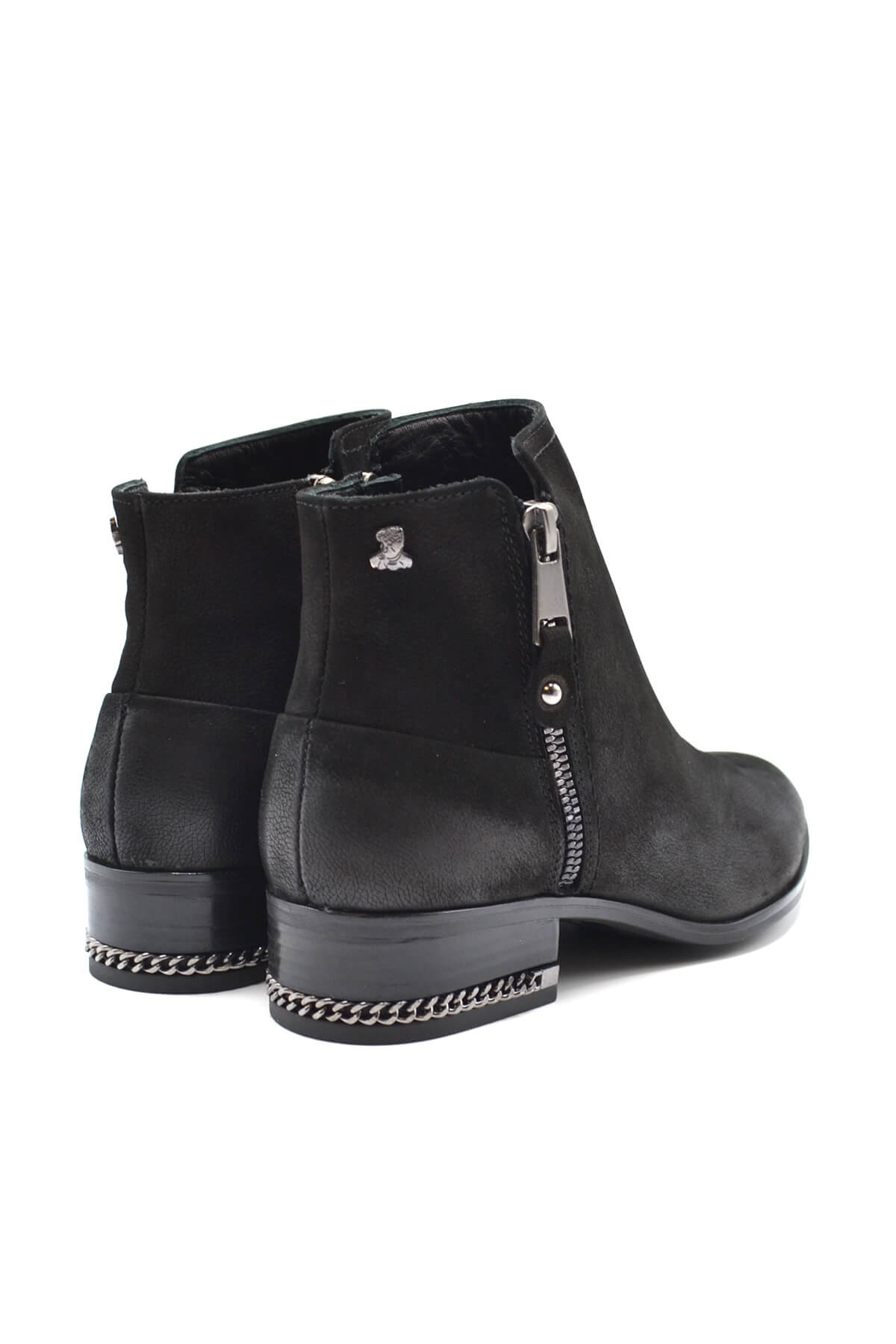 Venus Women's Suede Casual Ankle Boots - Black 2152701K - 3