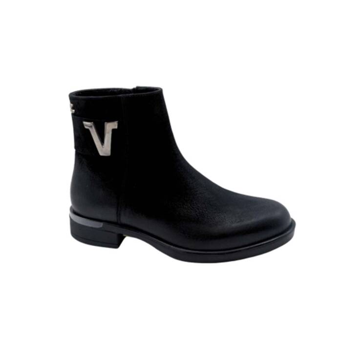 Venus Women's Suede Casual Ankle Boots - Black 2553202K - 1