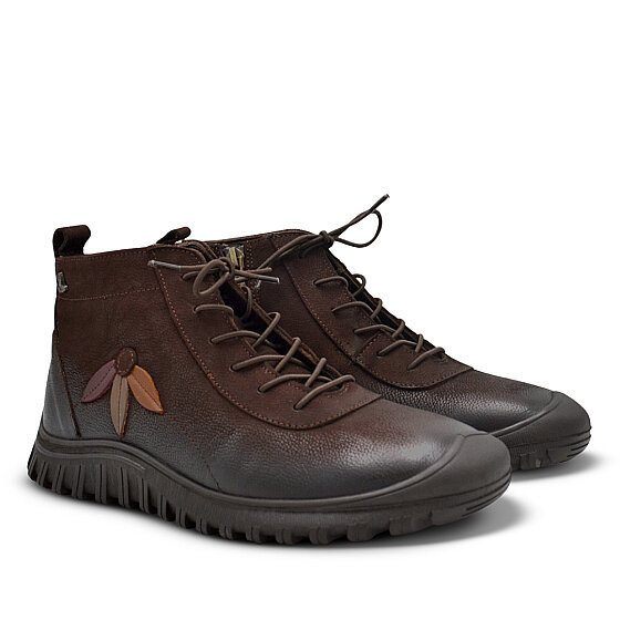 Venus Women's Suede Casual Ankle Boots - Brown/Tan 2413554K