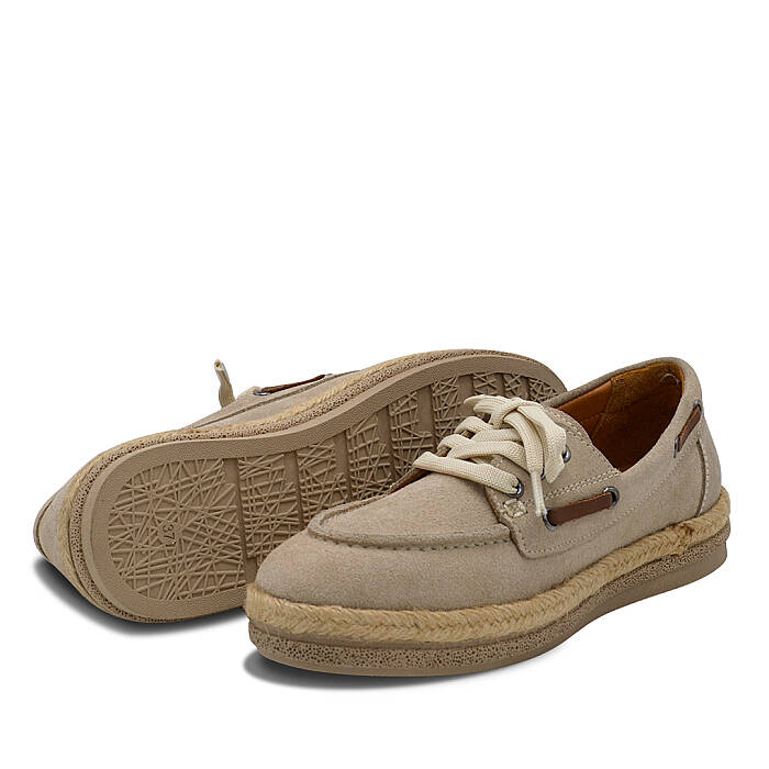 Venus Women's Suede Casual Shoes - Stone/Tan 2611901Y - 4
