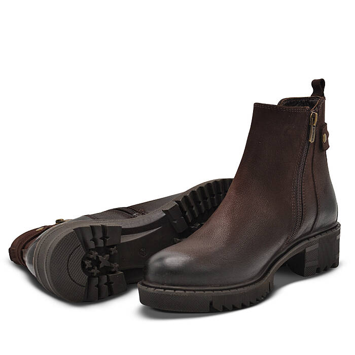 Venus Women's Suede Comfort Boots - Brown 1950811K - 4
