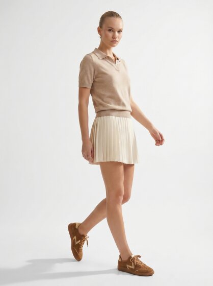 Venus Women's Suede Sneakers - Tan/Gold 2609902Y - 7