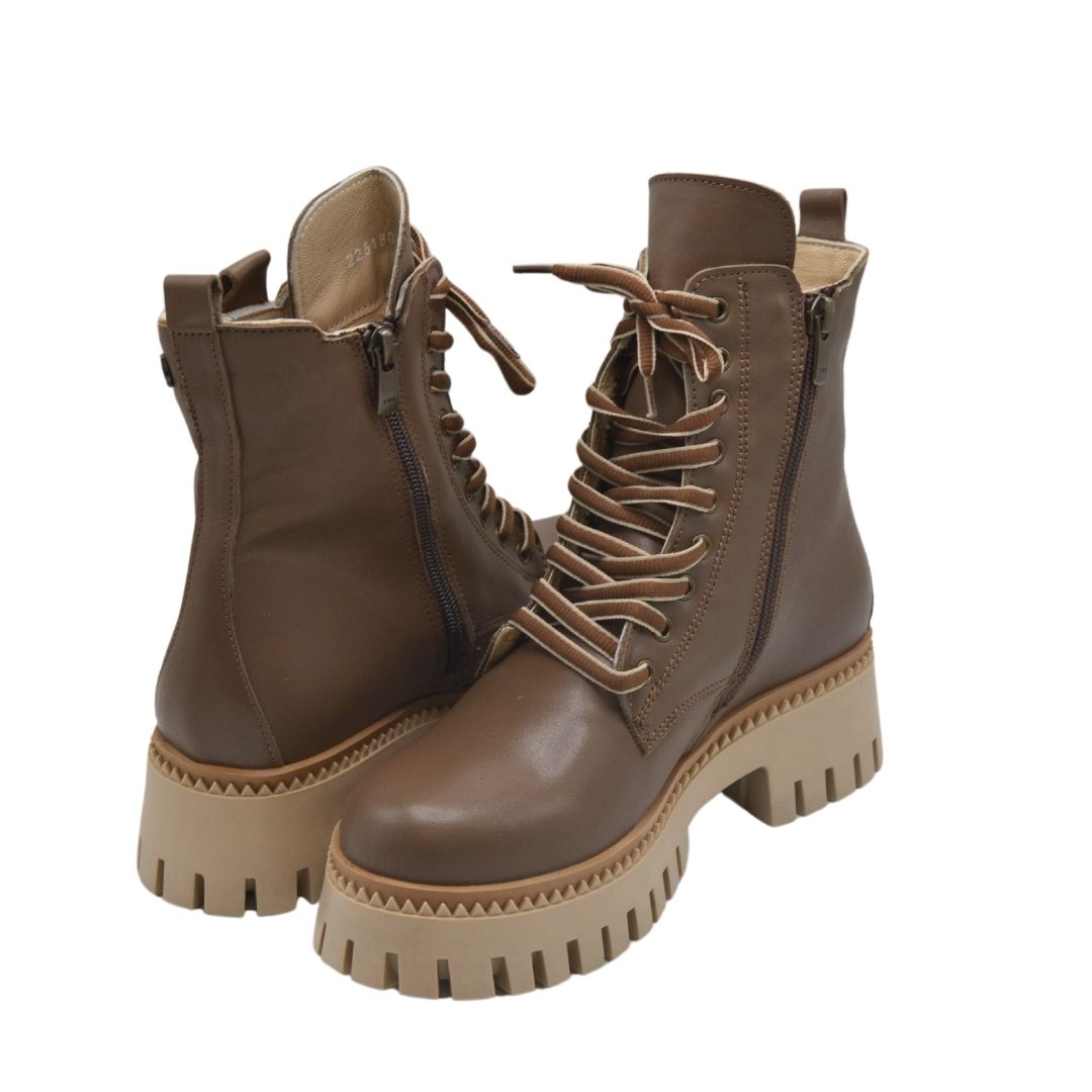 Venüs Deri Kadın Casual Bot Vizon 2251801K - Thumbnail