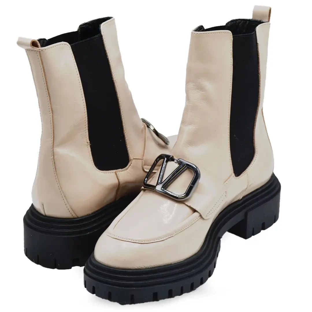 Venüs Deri Kadın Casual Bot Vizon 2253802K - Thumbnail