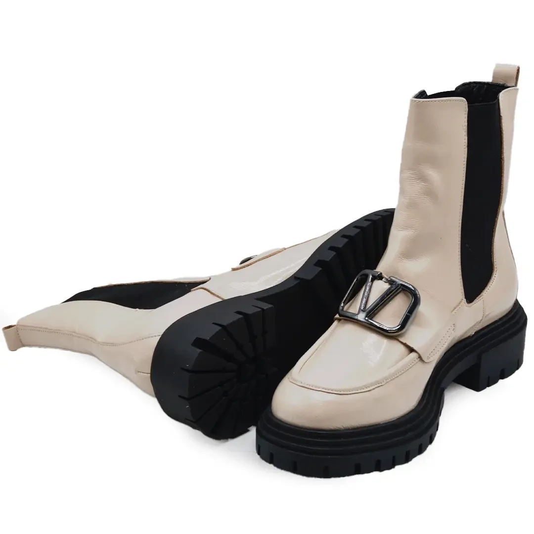 Venüs Deri Kadın Casual Bot Vizon 2253802K - Thumbnail