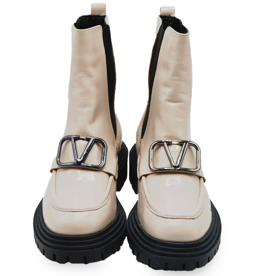 Venüs Deri Kadın Casual Bot Vizon 2253802K - Thumbnail