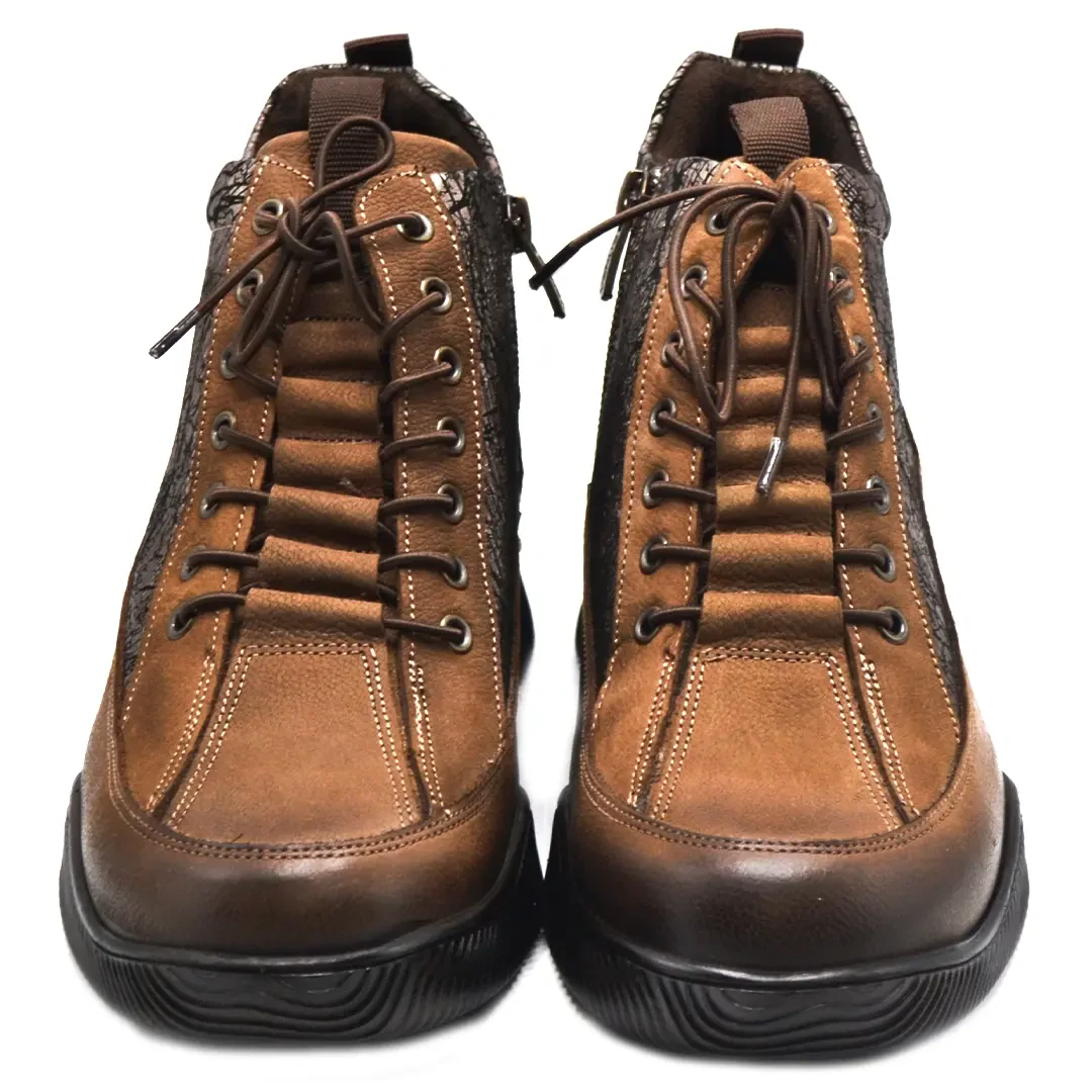 Venüs Deri Kadın Casual Bot Vizon 1953837K - Thumbnail