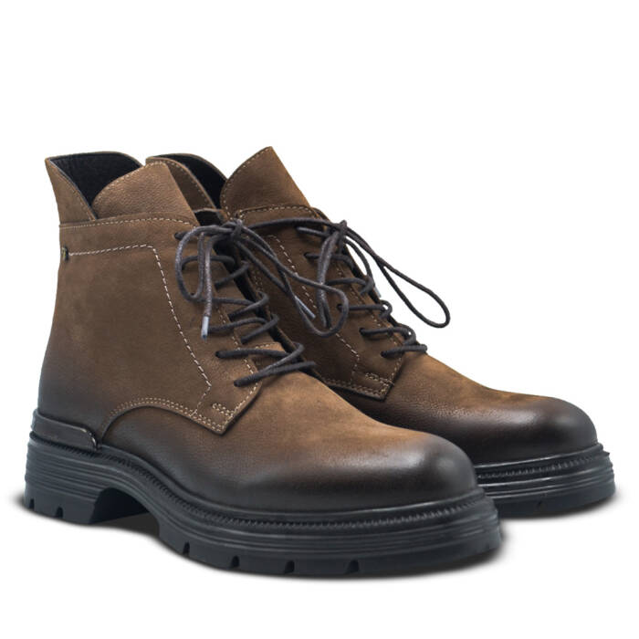 Venüs Deri Kadın Nubuk Casual Bot Vizon 2353510K - 1