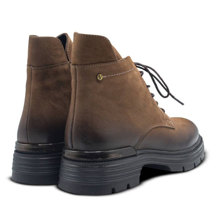 Venüs Deri Kadın Nubuk Casual Bot Vizon 2353510K - 3